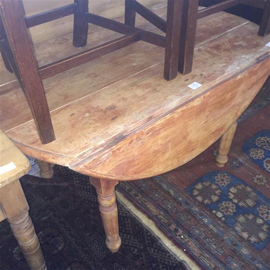 Pine drop leaf table